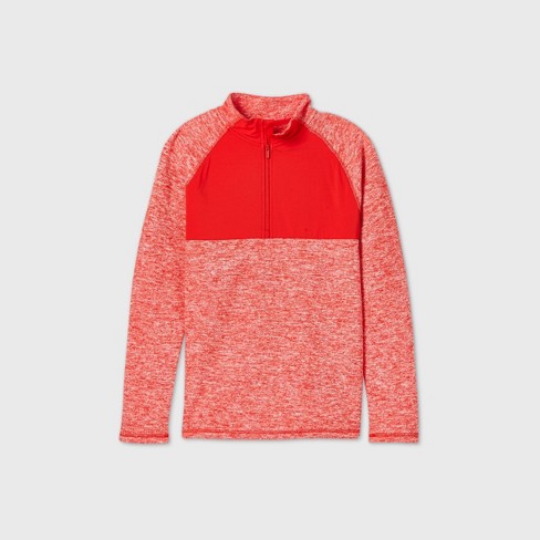 Boys Fleece 1 4 Zip Pullover Sweatshirt All In Motion Target