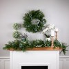 Northlight Real Touch™️ Eucalyptus and Mixed Pine Artificial Christmas Garland - 6' x 8" - Unlit - image 2 of 4