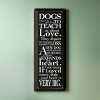 Slickblue Pet Loss Wall Decor – Sentimental Dog Quote Wood Sign – Rustic Home Accent for Dog Owners 7x18, Color Options - 2 of 3