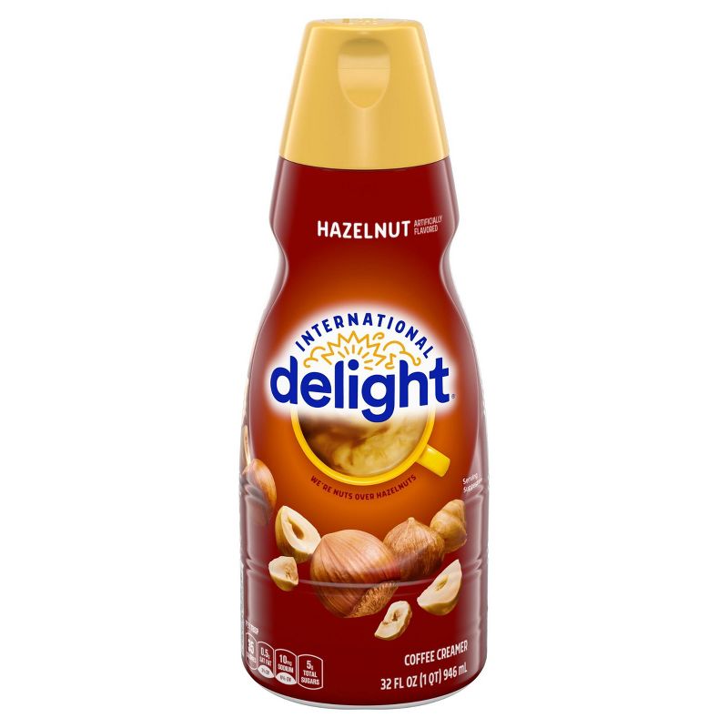 International Delight Hazelnut Coffee Creamer - 1qt  (32 fl oz) Bottle, 5 of 13