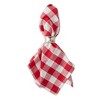 Design Imports Red-White Check Napkin (Set Of 6) - 4 of 4