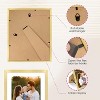 Ridstar Wall-Mountable and Tabletop Dual-Use High-Definition Acrylic 6-Piece Picture Frame Set-Gold - 3 of 4