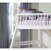 NicBex Twin over Full Bunk Bed Wooden Bed Frame with 2 Drawers, Inclined Ladder and Full Length Guardrail, Space Saving, No Box Spring Required, White - 2 of 4