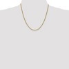 Black Bow Jewelry 2mm, 14k Yellow Gold, Solid Spiga Chain Necklace - 2 of 4