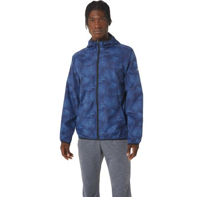 Asics Men's Packable Jacket Apparel, Xl, Blue : Target