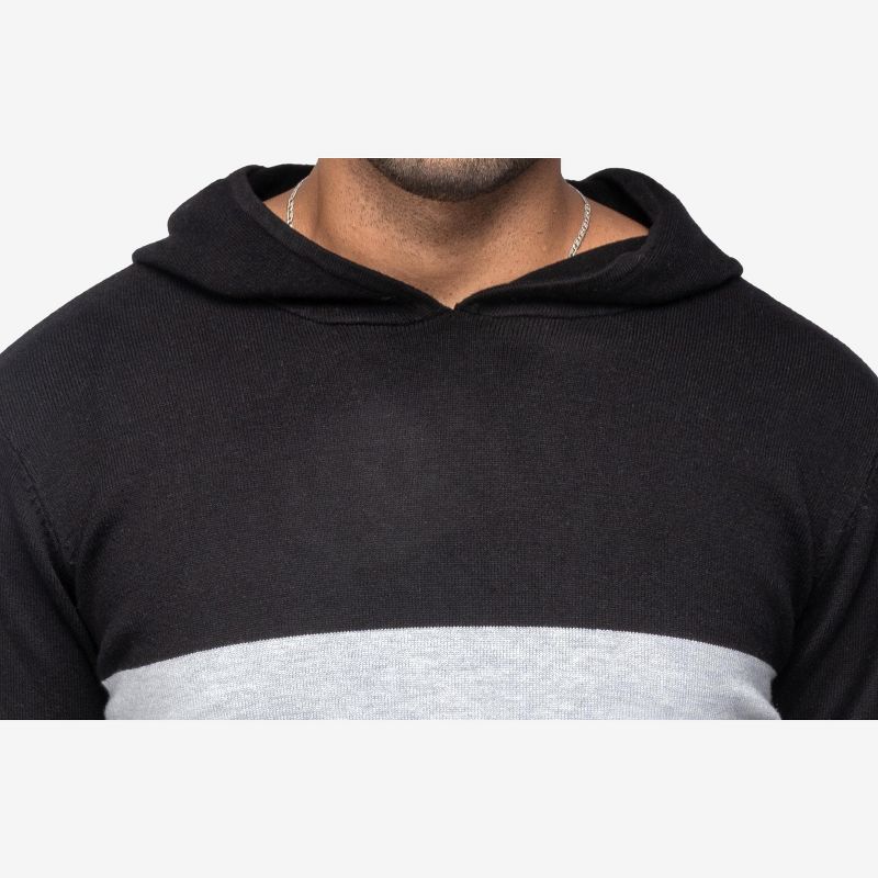 X RAY Men's Hooded Long Sleeve Sweatshirt Solid Casual Pullover Hoodie Sweater, 5 of 7