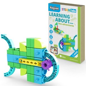 Engino: STEAM Labs Junior: Learning About…Sea Adventur - 5 Model Toy Brick Build - 1 of 4