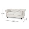 NicBex 61.75 Inch Buttons Tufted Couch Loveseat Sofa with Rolled Armrests for Living Room,Small Space,Apartment - 3 of 4