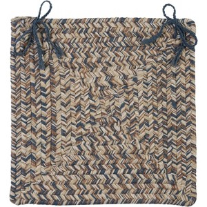 Colonial Mills CC49 Corsica Chair Pad, 15 by 15-Inch, Lake Blue, 4-Pack - 1 of 1