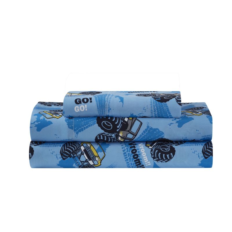 Monster Truck Kids Printed Bedding Set Includes Sheet Set by Sweet Home Collection™, 3 of 5