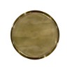 Royal Hampton 22 Inch Side End Table with Vintage Sleek Pillar Base and Round Tray Top - 4 of 4