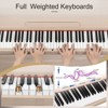 Karl Home 88 Key Keyboard Piano Weighted Action Electronic Keyboard Digital Piano - 2 of 4