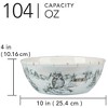 Certified International 104oz Winter's Frost Deep Bowl - 4 of 4