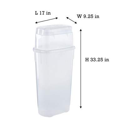 Clear Plastic Lidded Christmas Storage Box with Compartments