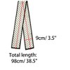 INSPIRE CHIC Women's Lovely Polka Dot Pattern Hair Band Neck Wraps 38.5x3.5 inches(LxW) - 3 of 4