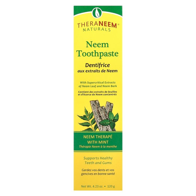 Organix South TheraNeem® Naturals, Neem Toothpaste, Neem Therape with Mint, 4.23 oz (120 g), 2 of 5