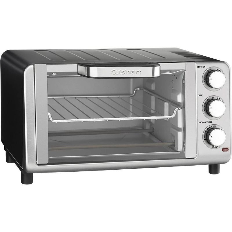 Cuisinart TOB-80FR Compact Broiler Toaster Oven Black - Certified Refurbished, 4 of 9