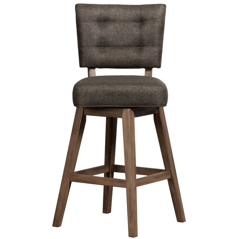 26&#34; Lanning Swivel Counter Height Barstool Chocolate Brown - Hillsdale Furniture, 3 of 13