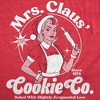 Womens Funny T Shirts Mrs Claus Cookie Co Sarcastic Christmas Graphic Novelty Tee For Ladies - Crazy Dog Women's T Shirt Gift For Christmas - 2 of 4
