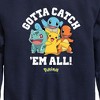 Boys' - Pokémon - Gotta Catch Em All Starters Graphic Long Sleeve Fleece Sweatshirt - 2 of 4