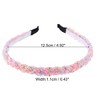 Unique Bargains Women's Beaded Hair Hoop Headband Accessories Hairband 0.43 Inch Wide 1 Pc - 4 of 4