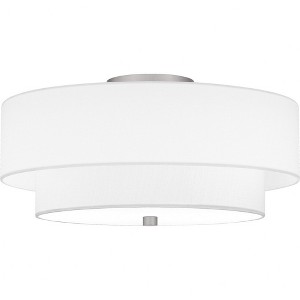 Quoizel Lighting 2 - Light Semi-Flush Mount in  Brushed Nickel - 1 of 4