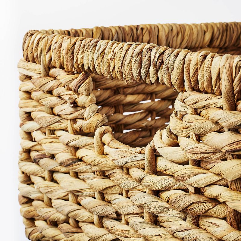 13&#34; x 11&#34; Chunky Cube Woven Basket Natural - Threshold&#8482; designed with Studio McGee, 3 of 6