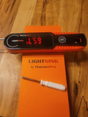  ThermoPro Lightning One-Second Instant Read Meat Thermometer+ ThermoPro TP420 2-in-1 Instant Read Thermometer for Cooking : לבית ולמטבח