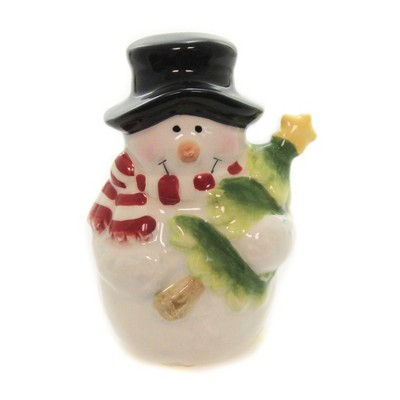 Tabletop 5.0 Snowman Salt Pepper Toothpick Believe Christmas Cosmos Gifts Corp.  -  Salt And Pepper Shakers
