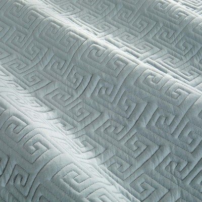 Light Gray Full Microfiber Reversible Quilt Set