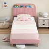 Twin XL Bed Frame with Storage Headboard - 3 of 4