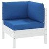 vidaXL Pallet Cushions 3 pcs Blue Oxford Fabric - 3 of 4