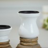 VIP Wood 7 in. White Candle Holders Set of 2 - 3 of 4