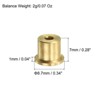 Unique Bargains Plug Insert Fit Carbon Wood Iron Steel Shafts Golf Brass Tip Weights - 2 of 4