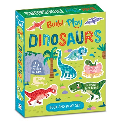 Build and Play Dinosaurs - (Build and Play Kit) by  Robyn Gale (Hardcover)