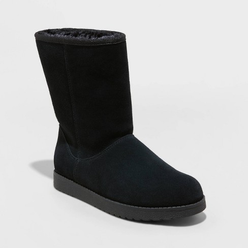 Classic genuine shearling outlet lined short waterproof boot