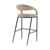 Armen Living 26" Ramona Iron and Faux Leather Counter Height Barstool - 4 of 4
