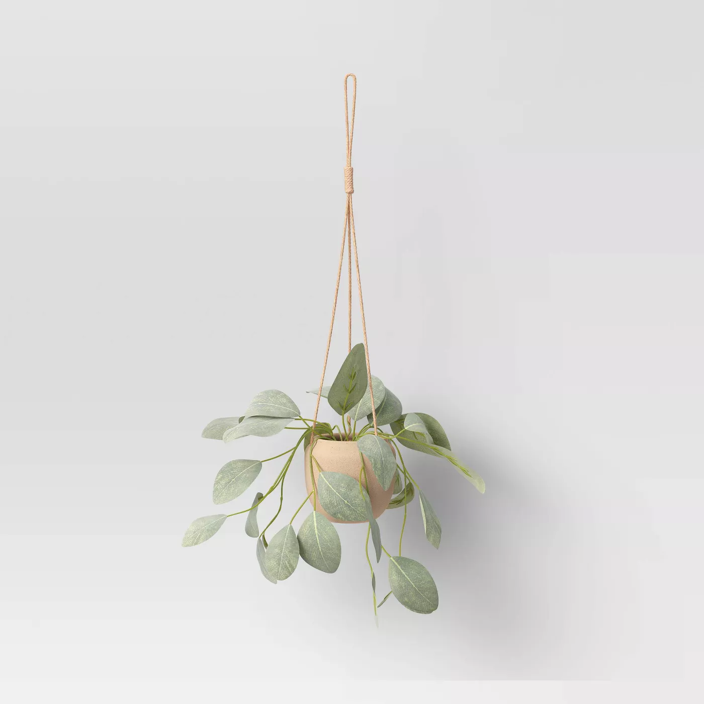Greenery with Rustic Ceramic Pot Decorative Wall Sculptures Green - Threshold™ - image 1 of 5