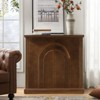 Franz 35 Tall 2 - Door Transitional Accent Cabinet with Adjustable Shelves|ART OF LIVING DESIGNS-WALNUT - 2 of 4