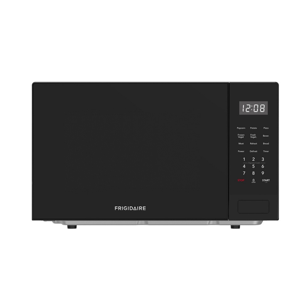 Photos - Microwave Frigidaire 900W 0.9CF Countertop  Oven Black: 1-Year Warranty, 6 Programs, 10 Speeds, ETL Listed, 28 lbs 