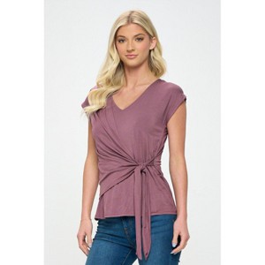 WEST K Women's Naomi Knit Wrap Top - 1 of 4