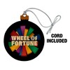 Wheel of Fortune Onion Logo Wood Christmas Tree Holiday Ornament - 2 of 4