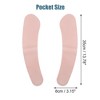 Unique Bargains 4pair Toilet Seat Cover Pad Bathroom Warm Toilet Seat Cushion Washable Reusable - 4 of 4