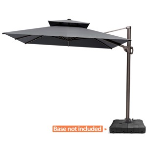 Pellebant 9 x 12 ft Outdoor Shade Parasol Patio Offset Cantilever Umbrella - 1 of 4