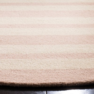Ivory Whimsy Round Hand-Tufted Wool Kids' Rug - 59"