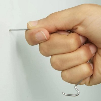 Silver Metal Gorilla Hook Picture Hanger 50 lb Capacity