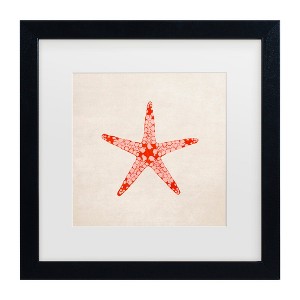 Trademark Fine Art - Emel Tunaboylu  Sea Star Matted Framed Art - 1 of 4