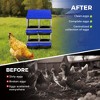 Chicken Nesting Boxes, 4 Compartment Metal Roll Away Nest Box for Chicken and Poultry to Collect Eggs, Chicken Laying Box for Chicken Coop - 3 of 4