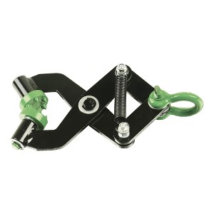 Brush Grubber Single Person Brush Grubber Mini with 12 Gripping Teeth and Spring Loaded Jaws Brush Up To 2 Inch Diameter, Black/Green - 1 of 4