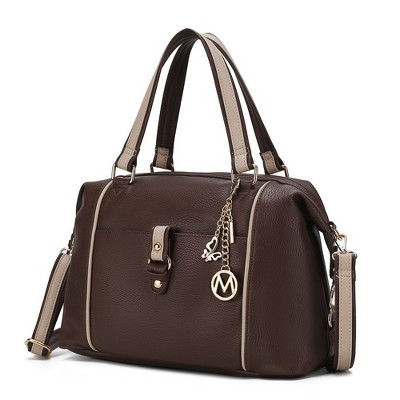 MKF Collection Opal Vegan Leather Lightweight Satchel Bag by Mia K